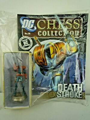 MARVEL DC CHESS COLLECTION #36 DEATH STRIKE FIGUR & MAGAZIN BLACK PAWN