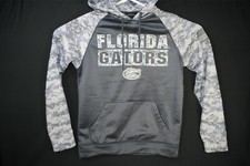 Florida Gators Colosseum Men's Small Hoodie Sweatshirt Gray Digital Print Camo