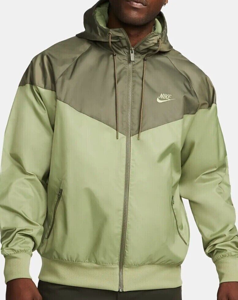 NIKE Sportswear Windrunner Jacket Alligator Olive Men's Sz NIKE Sportswear Windrunner Jacket Alligator Olive Men's Sz