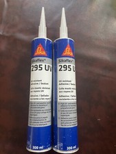 02 Sika Sikaflex 295 Uv Black 10.3 Oz. 300 ML. Made In Germany     