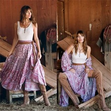 SPELL & THE GYPSY Womens Size S or 8 / US 4 Lilac Jasmine Maxi Skirt NEW + TAGS