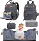 New ListingYokakio Diaper Bag Backpack with Changing Pad & Pacifier case Nwt Grey
