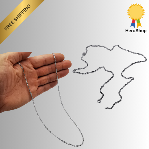 Men's 925 Sterling Silver Natural Chain Bracelet Gift 1 Pc-image