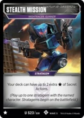 Transformers TCG: Stealth Mission [Mint/NM] from set Titan Masters Attack  Autobo | eBay