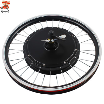 20 inch 48V 1000W Front Wheel Motor Electric Bicycle E-bike Conversion Kit LED