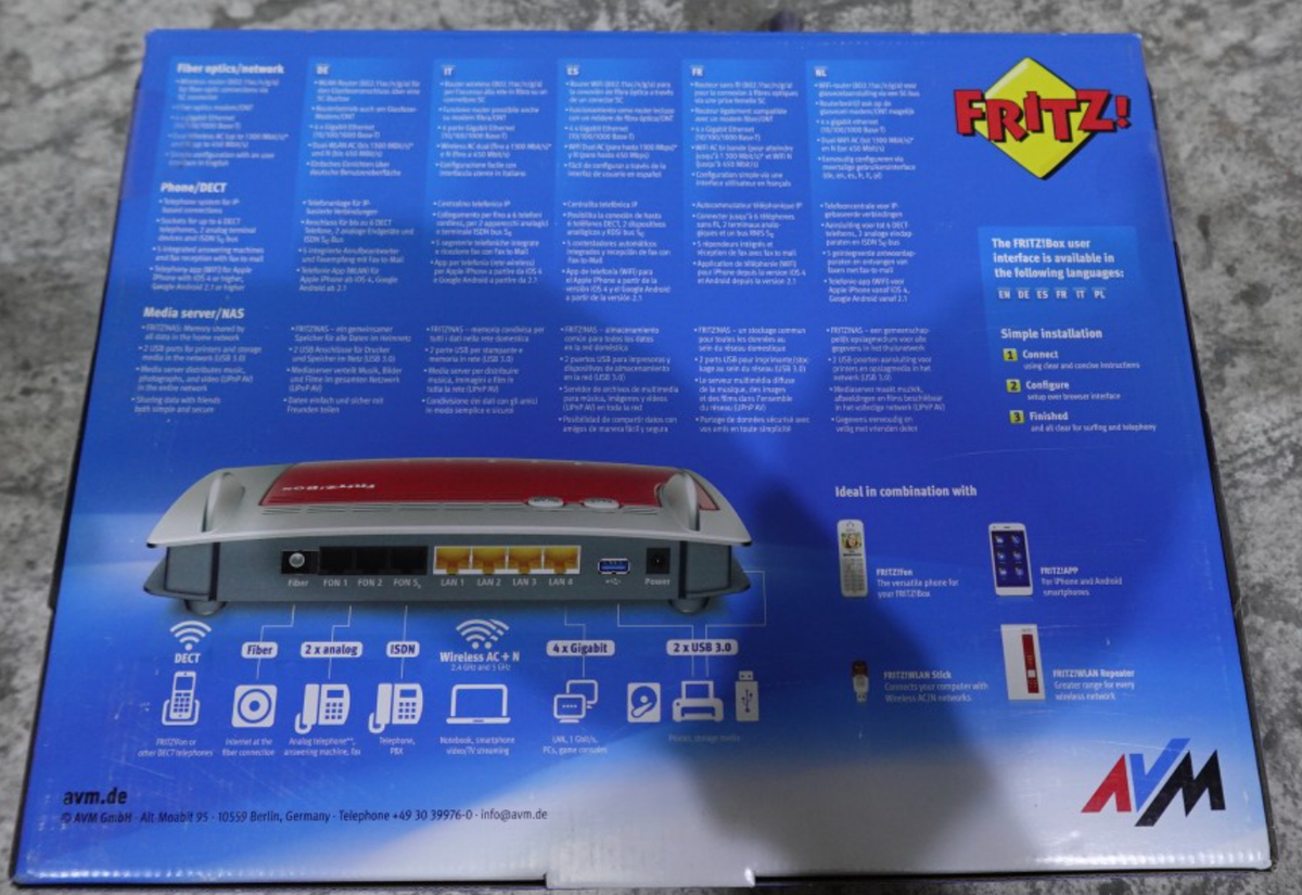 fritz box 5490 bridge mode Fritz Box 5490 Bridge Mode Brand New AVM FRITZ!Box 5490 High-Speed Fiber  Router