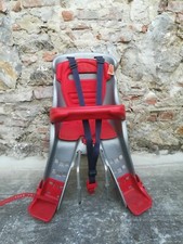 Seggiolino porta bimbi per bici anteriore Orion Ok Baby rosso / grigio max 15 kg