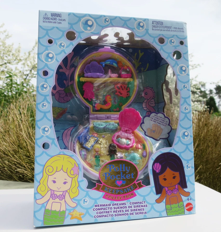Mini Polly Pocket ARIEL Mermaid Keepsake Collection NEU 💯% Limitiert Mattel - Bild 3 von 4