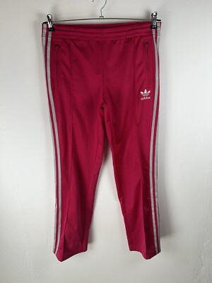 Adidas Pantaloni Tuta Rosa eArgento taglia M Donna Women Pants