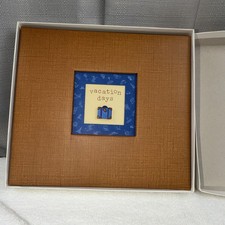 NIB Hallmark Instant Photo Scrapbook Vacation Days 20 Designed Embelished Pages