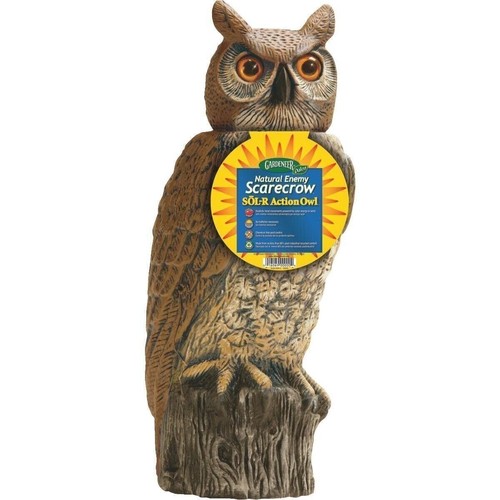 Gardener 18" Solar Owl Scarecrow - 第 1/1 張圖片