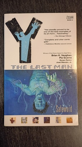 Vertigo Y The Last Man Book 4 Safeword Graphic Novel Eisner Award Winner