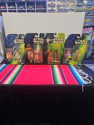 Star Wars Konvolut 4 Figuren Tusken Rider, Tante Beru, Zam Wesell Prinzessin Leia Org