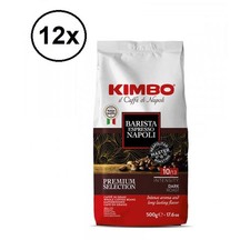 Kimbo Espresso Napoli 12x 500g ganze Bohnen Arabica Crema Kaffeebohnen Kaffee