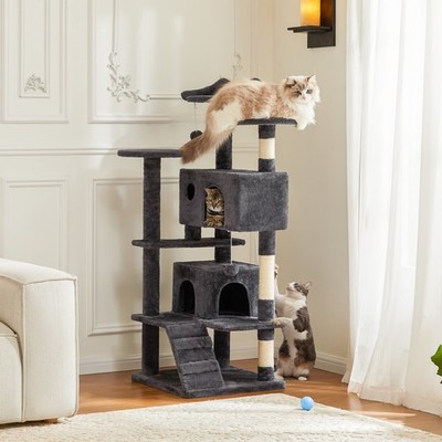Large Cat Tree Tower, 62-70-80 Cat Tree Large Cats, Multi Level With Scratching