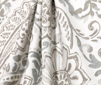 4.75 Yards Ecru Paisley Home Decor Fabric