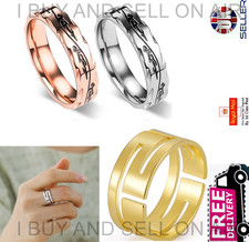 Stainless Steel Ring Men Boys Girls Women Band Gifts 8mm 8.2mm
