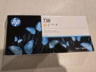 HP 738 300-ml Yellow DesignJet Ink Cartridge, 676M8A