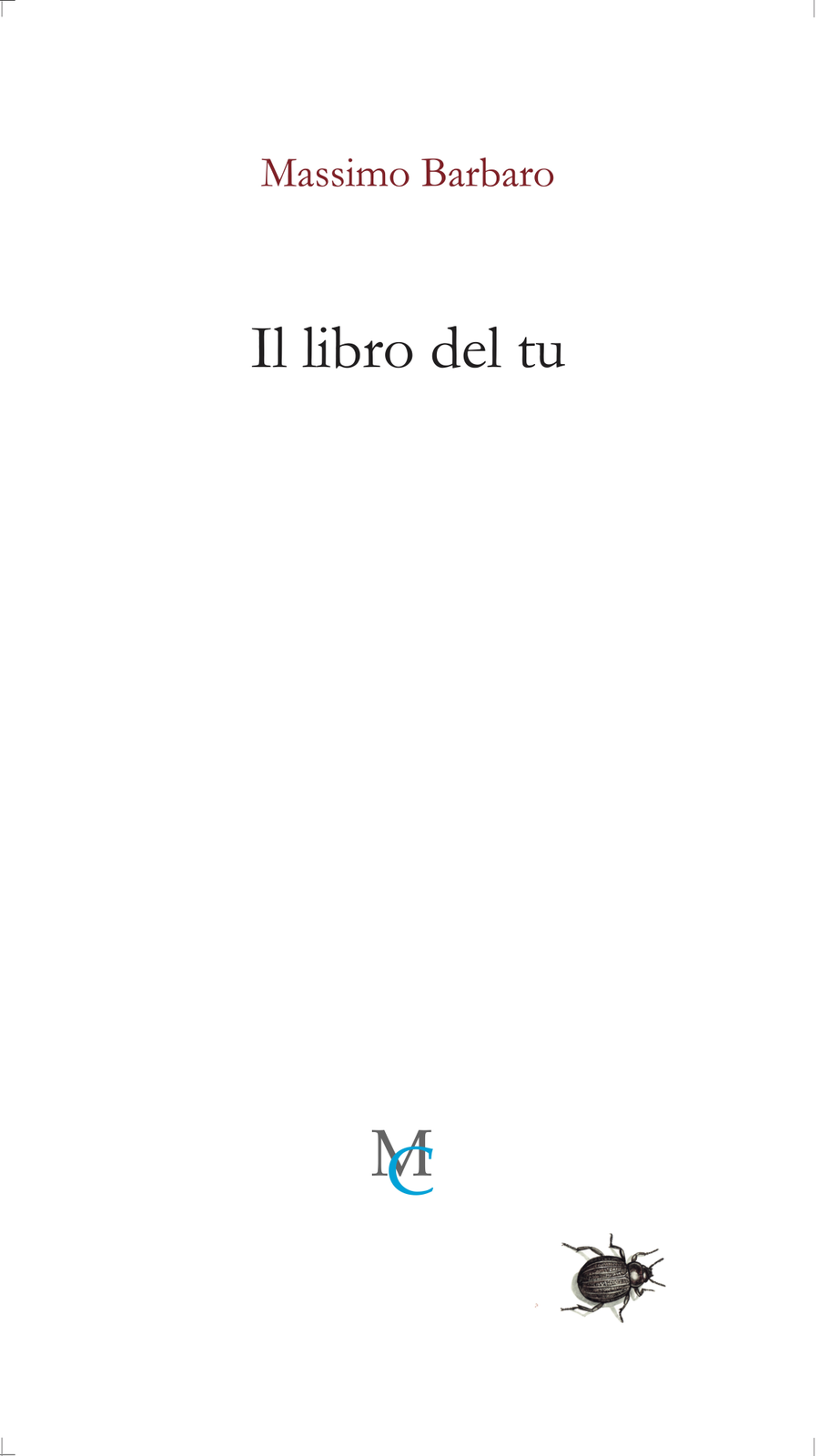 Libri Massimo Barbaro - Il Libro Del Tu - Immagine 2