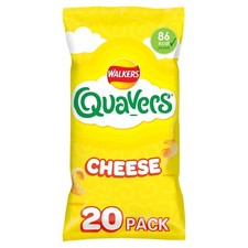 Quavers Cheese Multipack Snacks Crisps 20x16g