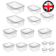 15 Pack Food Storage Containers with lids Airtight lunch box Meal Prep Leakproof