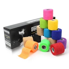 (14-Pack) 2” x 15 FT | Self Adhesive Non Woven Bandage Wrap – Breathable Self