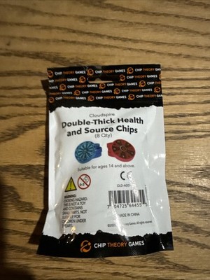 Chip Theory Games Cloudspire Double thick Health and source Chips New sealed