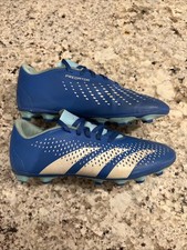 adidas Predator Accuracy.4 FxG IE9431 Blue Soccer Shoes Men  s Size 6