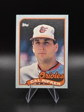 1989 Topps Wax Bottom Card #J Cal Ripken! Orioles