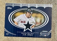Topps 2008 Updates All-Star Stitches J.D. Drew Boston Red Sox Jersey Free Ship