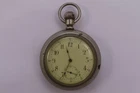 Antique Waltham 17 Jewels Silveroid Pocket Watch Pre-Owned Doesn't Run (43-33a)