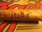 1 rolls (50coins) 1938-S Lincoln cents avg. cir's