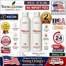 2 Pack Young Living Thieves Household Cleaner Essential Oil-Infused 14.4 fl oz