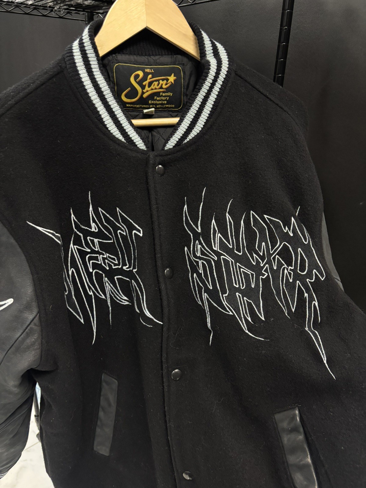 100% Authentic HellStar Varsity Jacket Size XXL ,… - image 2