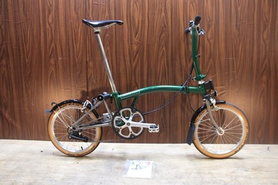 Brompton S2L-X Titanium Model 16 Inch Folding Mini Velo Bike 1x2 Speed 2015