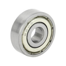 6x19x6mm 626ZZ Double Metal Seal Deep Groove Ball Bearings Silver Tone Lube