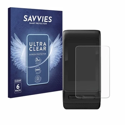SAVVIES 6 Pack Screen Protector for Garmin vivoactive HR Protective Film Protection