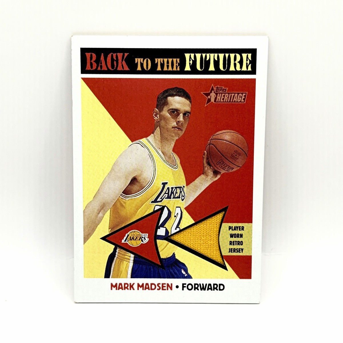 2000-01 Topps Heritage Back to the Future Jersey Mark Madsen #BF5