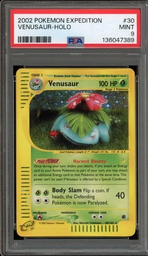 Pokemon Venusaur Expedition Holo Rare #30 PSA 9 Mint