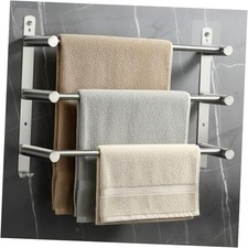 17-29inches Retractable Length Towel Racks for Bathroom Wall Mounted, 304