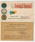 1934 NATIONAL PARKS 741 INDIGENOUS INDIANS RARE HPS ADDON 1/1 GRAND CANYON AZ
