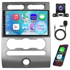 9 Inch HD Touch Screen Double Din Receiver Carplay Android Auto GPS Bluetooth