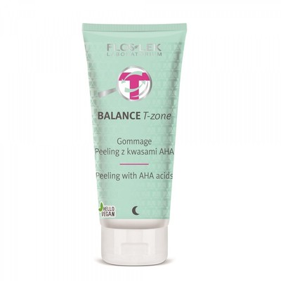 5905043006710 Floslek Balance T-Zone Gommage peeling z kwasami AHA 125ml (P1) Fl