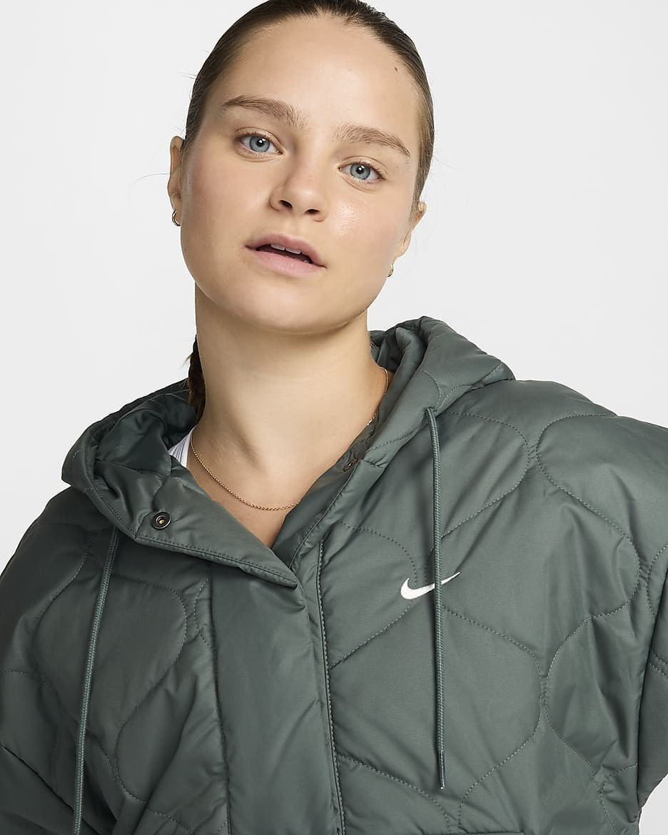 値下げ中　NIKE LAB Essentials Parka レディースコート 楽天市場】NIKE ベンチコート ロングコート 中綿コート ナイキ