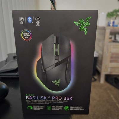 Razer Basilisk V3 Pro 35K Wireless/Bluetooth/USB Optical RGB Mouse Black