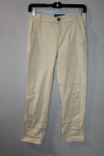 Tommy Hilfiger Youth Boys Chino Pants Size 12 Beige Casual Dress