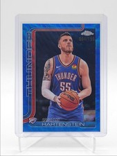 ISAIAH HARTENSTEIN 2025-26 TOPPS CHROME BLUE WAVE REFRACTOR /150 Q5692