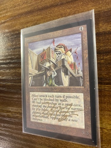 MTG✨Artist Signed JUGGERNAUT ✨Collectors' International Ed LP/NM Frazier Art - Picture 4 of 9