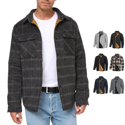 Indicode Langarmhemd Henderson-Übergangsjacke Hemd Langarm Gefüttert Männer