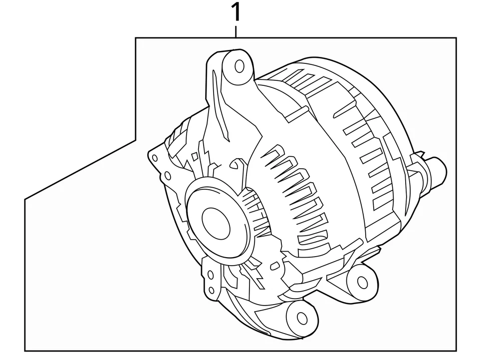 Alternador compatible con 21-25 BRONCO SPORT 12136285 Foto 4 de 4
